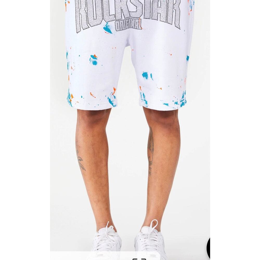 Randall Crystal Lighting Shorts Size Small Graphic Streetwear Loungewear